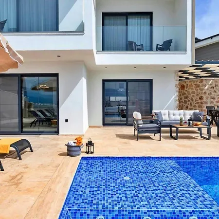 Yesilkoey 2 Bedroom Secluded With Private Pool Hot Tub * Kalkan